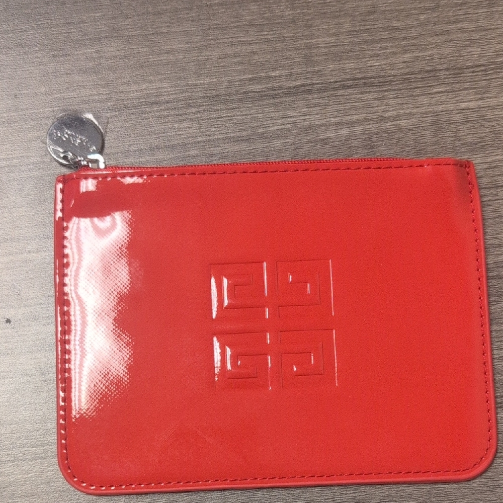 New Red Pagent Leather Givenchy Pouch
